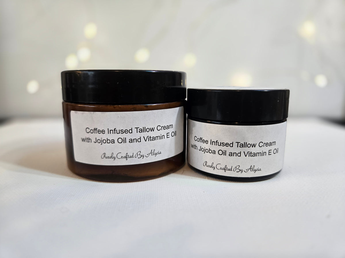 Whipped Coffee-Infused Tallow Cream