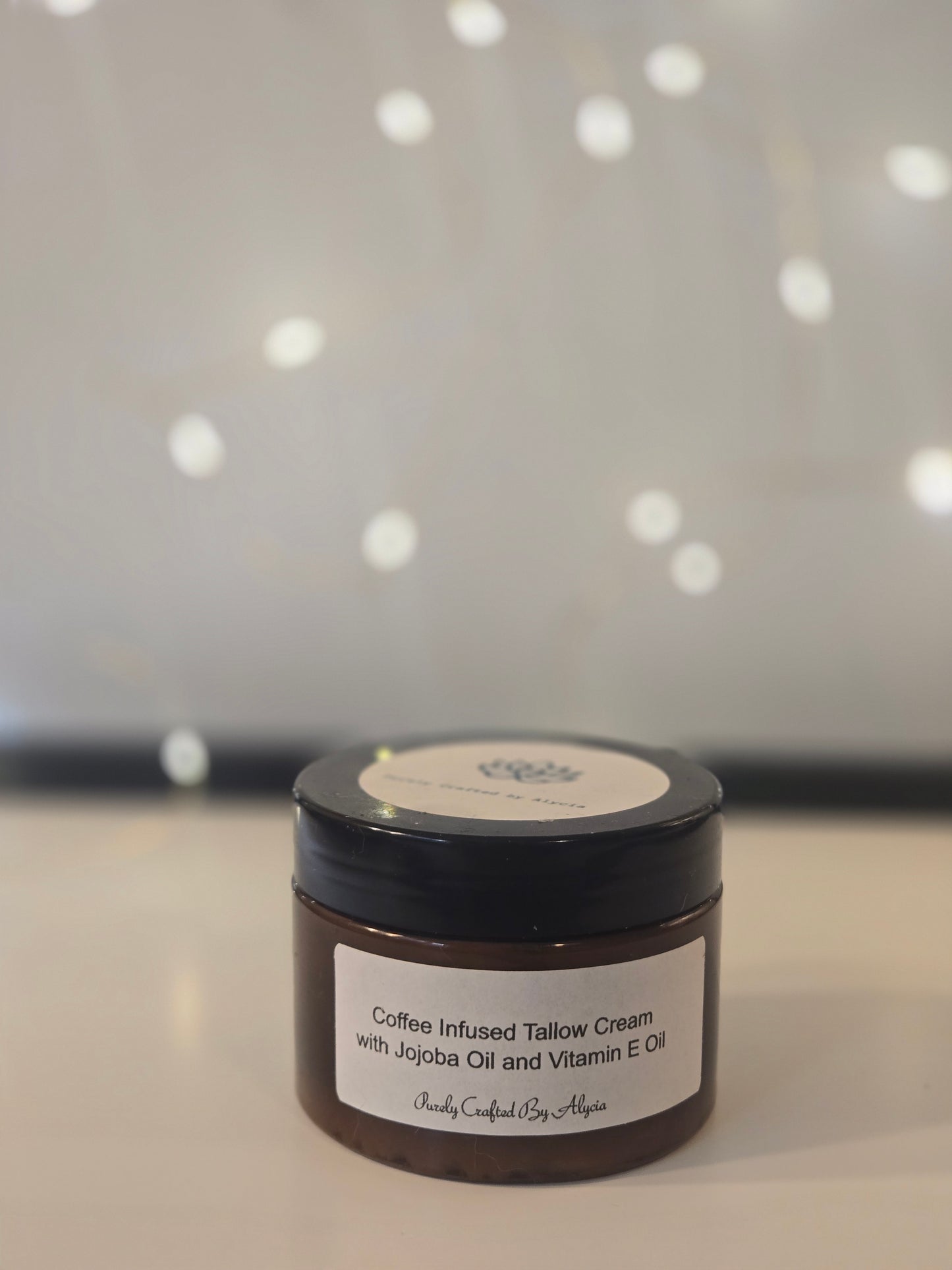 Whipped Tallow Cream (coffee infused) 4 oz jar