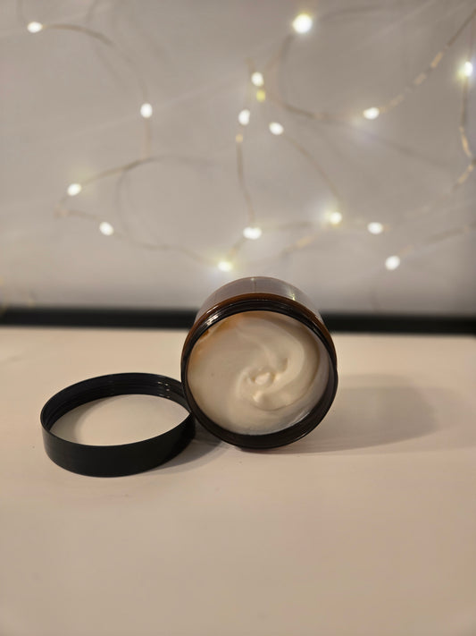 Whipped Tallow Cream (unscented) infused with Calendula 4oz jar